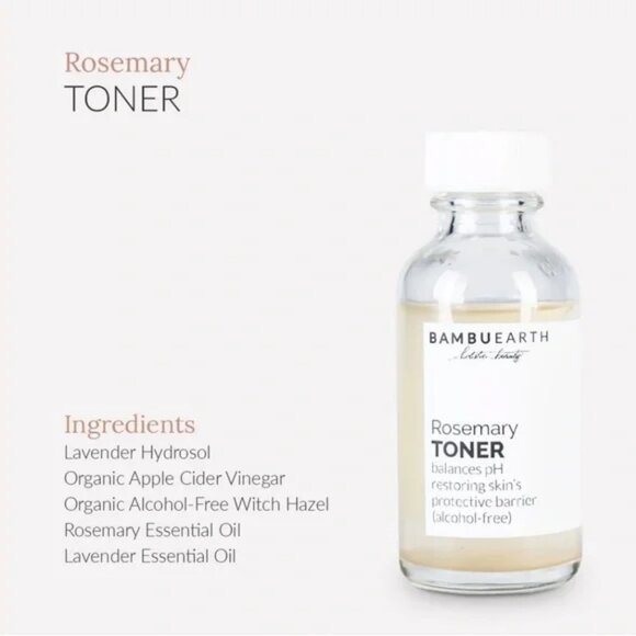 NEW IN BOX- Bambu Earth Rosemary Toner - Net wt. 4 oz - Picture 2 of 2